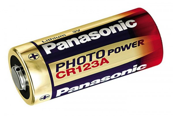 Panasonic CR123A Lithium Batterie 1400 mAh 3V